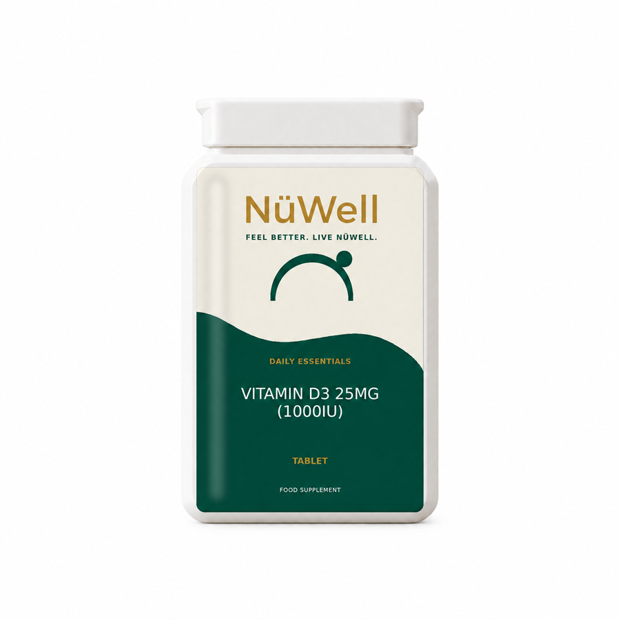 NÜWELL Vitamin D3 25µg (1000 IU) supplement